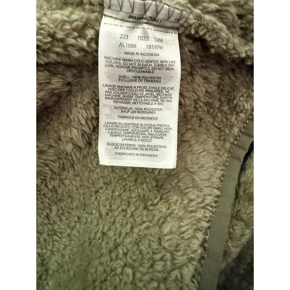 Columbia Womens Fire Side Sherpa Full-Zip Stone Green Fleece Jacket Size Large - Picture 6 of 15